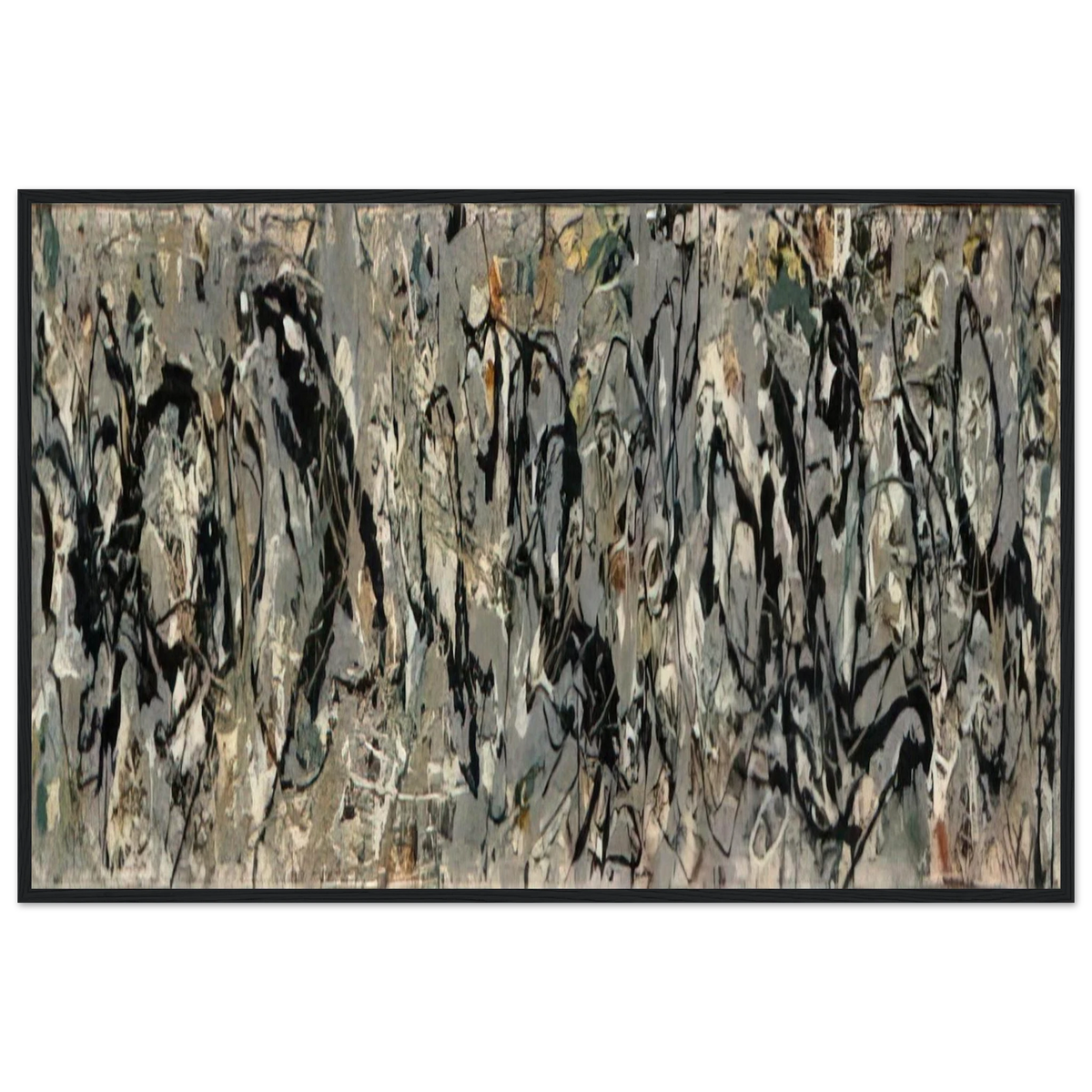 NUMBER 10 1949 Framed Poster | Jackson Pollock Framed Prints Wall Art | Jackson Pollock Store