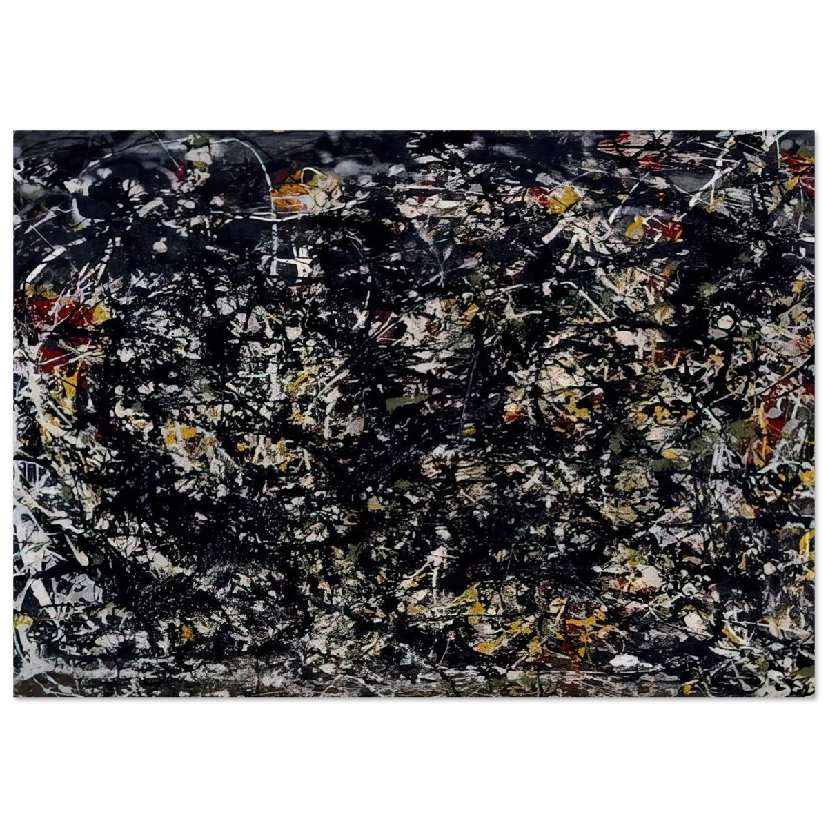 NUMBER 6 1949 Poster | Jackson Pollock Poster | Jackson Pollock Store