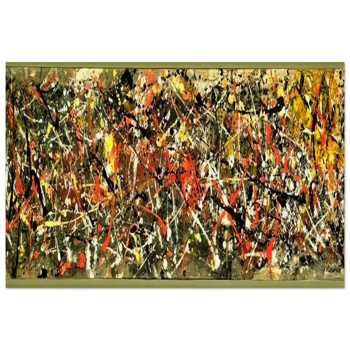 NUMBER 25 Poster | Jackson Pollock Poster | Jackson Pollock Store