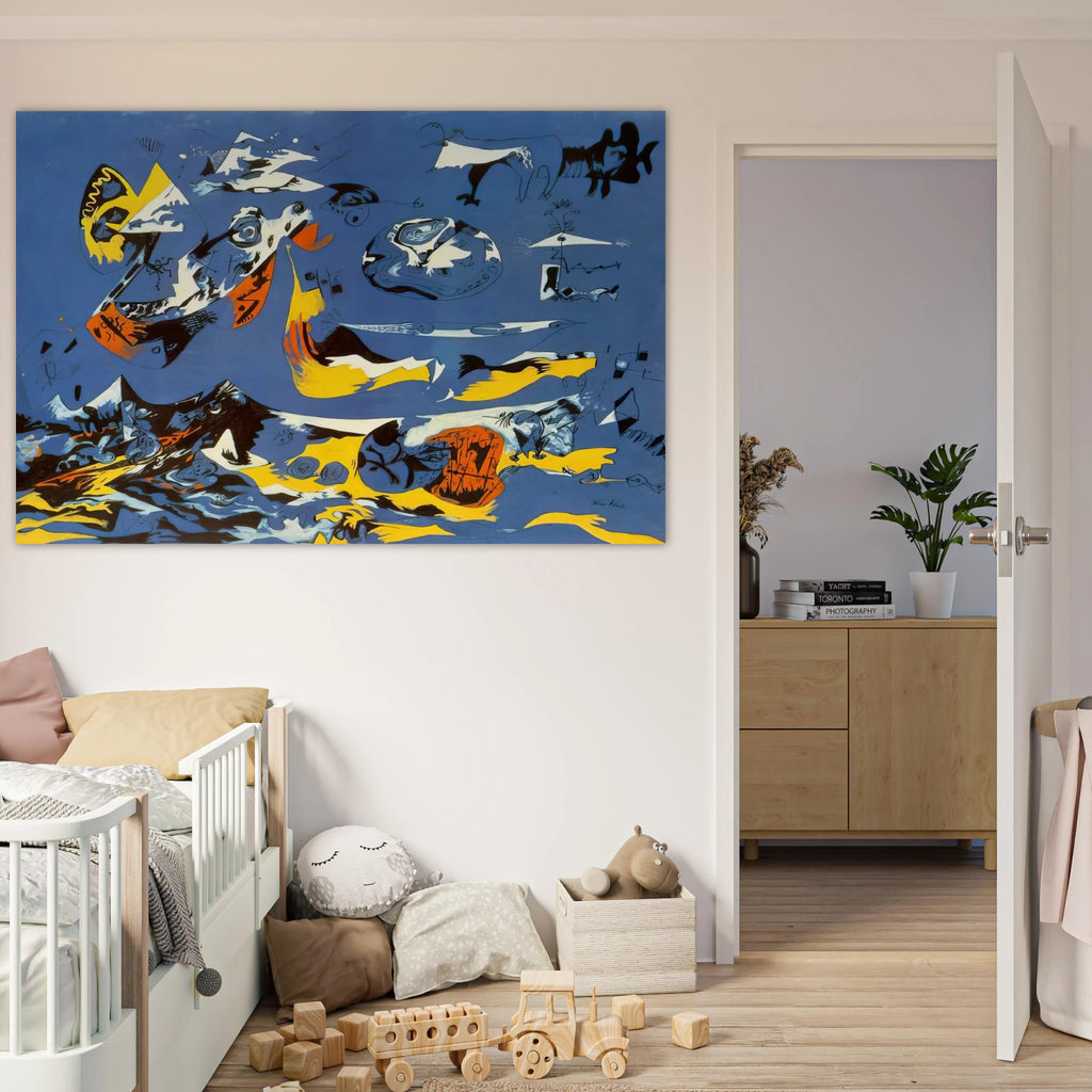 BLUE MOBY DICK Poster | Jackson Pollock Poster | Jackson Pollock Store