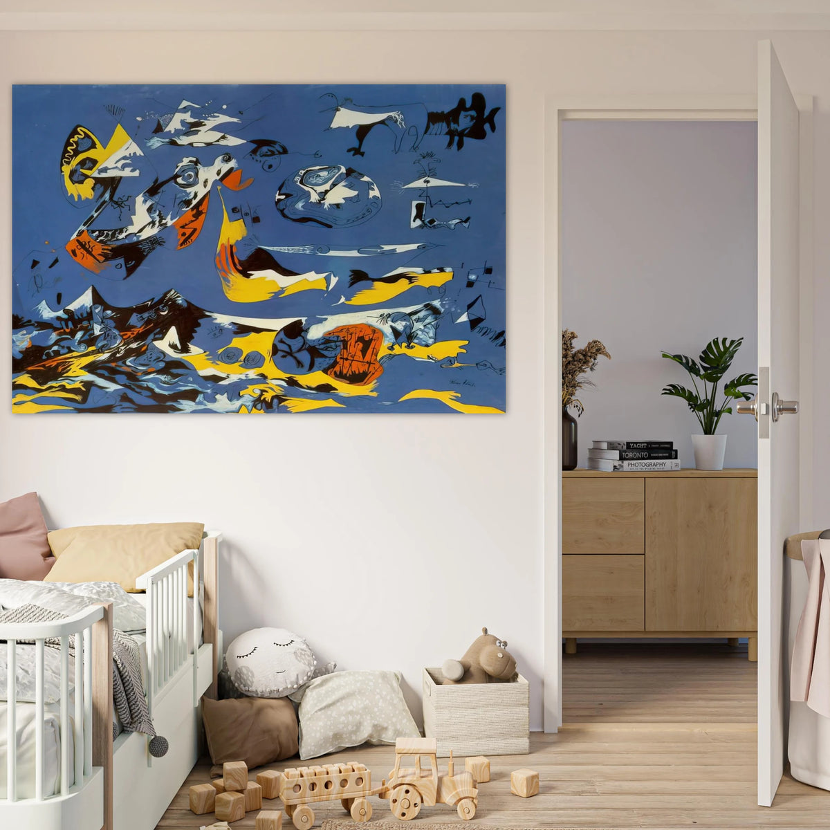 BLUE MOBY DICK Poster | Jackson Pollock Poster | Jackson Pollock Store