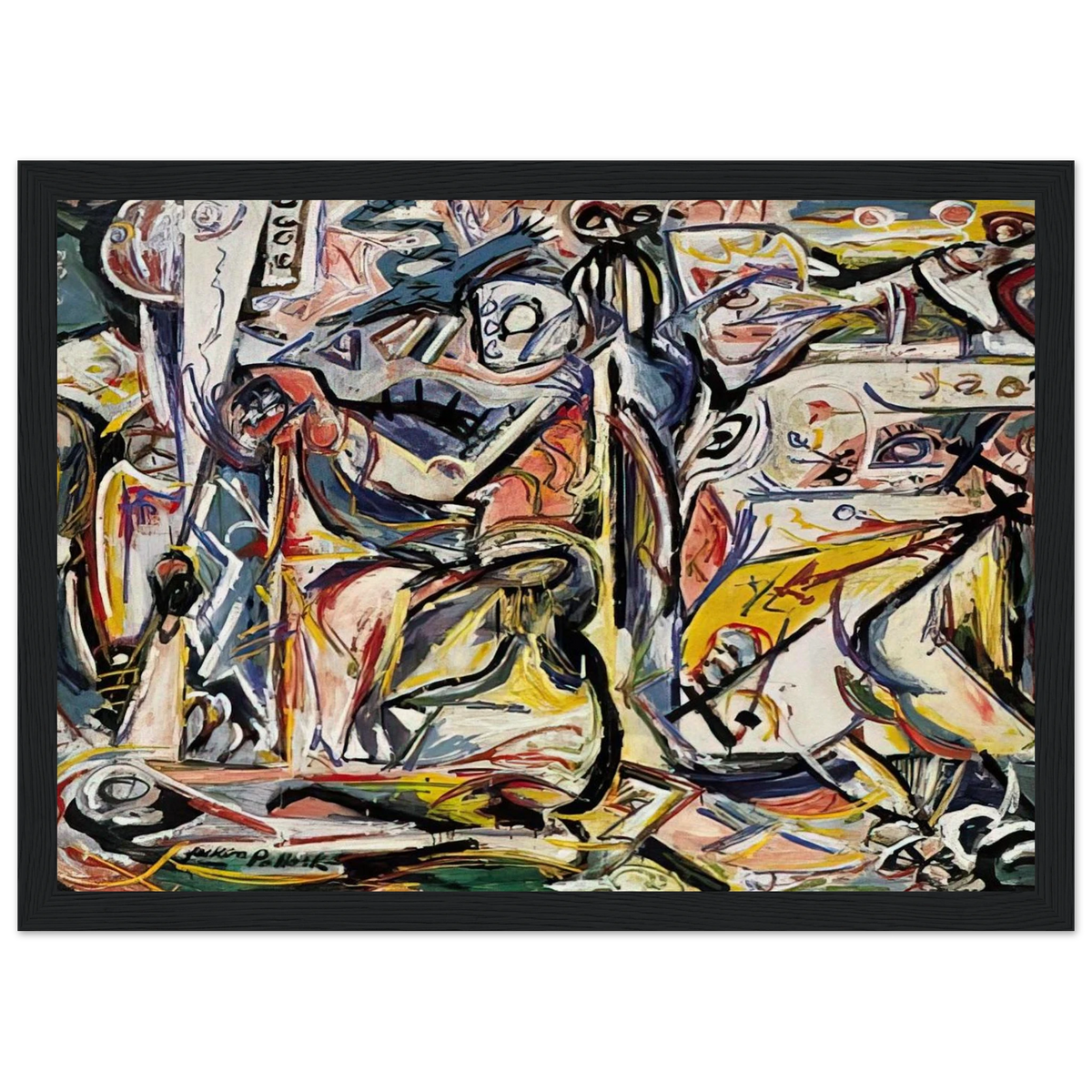 CIRCUMCISION JANUARY 1946 1 Framed Poster | Jackson Pollock Framed Prints Wall Art | Jackson Pollock Store