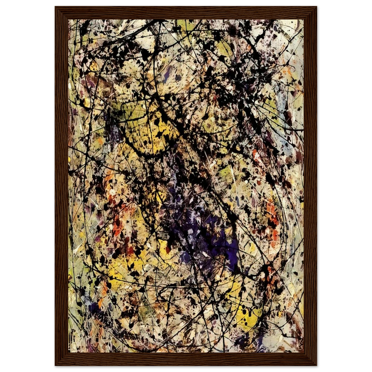 REFLECTIONS OF THE BIG DIPPER 1947 Framed Poster | Jackson Pollock Framed Prints Wall Art | Jackson Pollock Store
