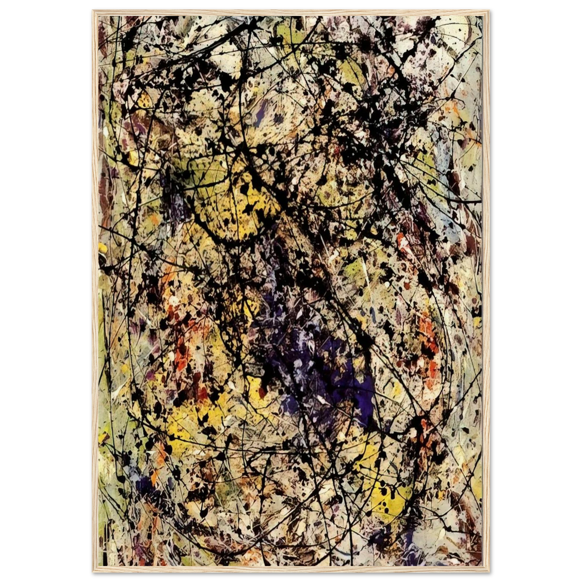REFLECTIONS OF THE BIG DIPPER 1947 Framed Poster | Jackson Pollock Framed Prints Wall Art | Jackson Pollock Store