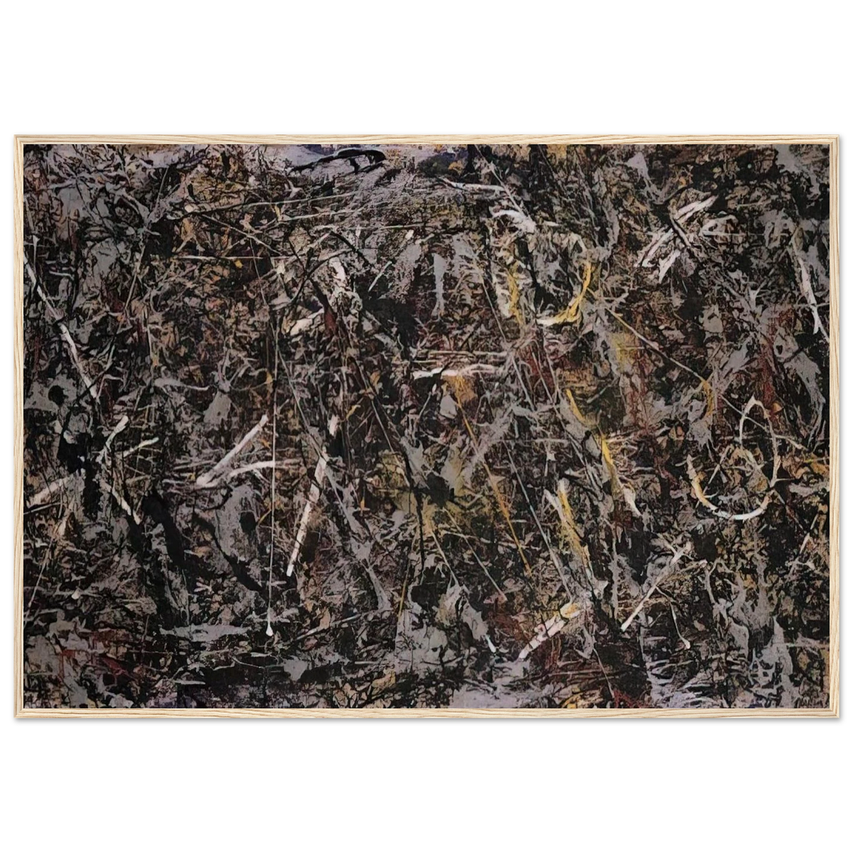 ALCHEMY 1947 Framed Poster | Jackson Pollock Framed Prints Wall Art | Jackson Pollock Store