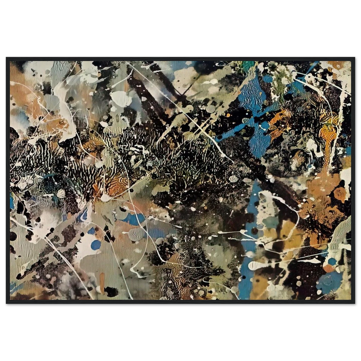 NOT_DETECTED_185248 Framed Poster | Jackson Pollock Framed Prints Wall Art | Jackson Pollock Store