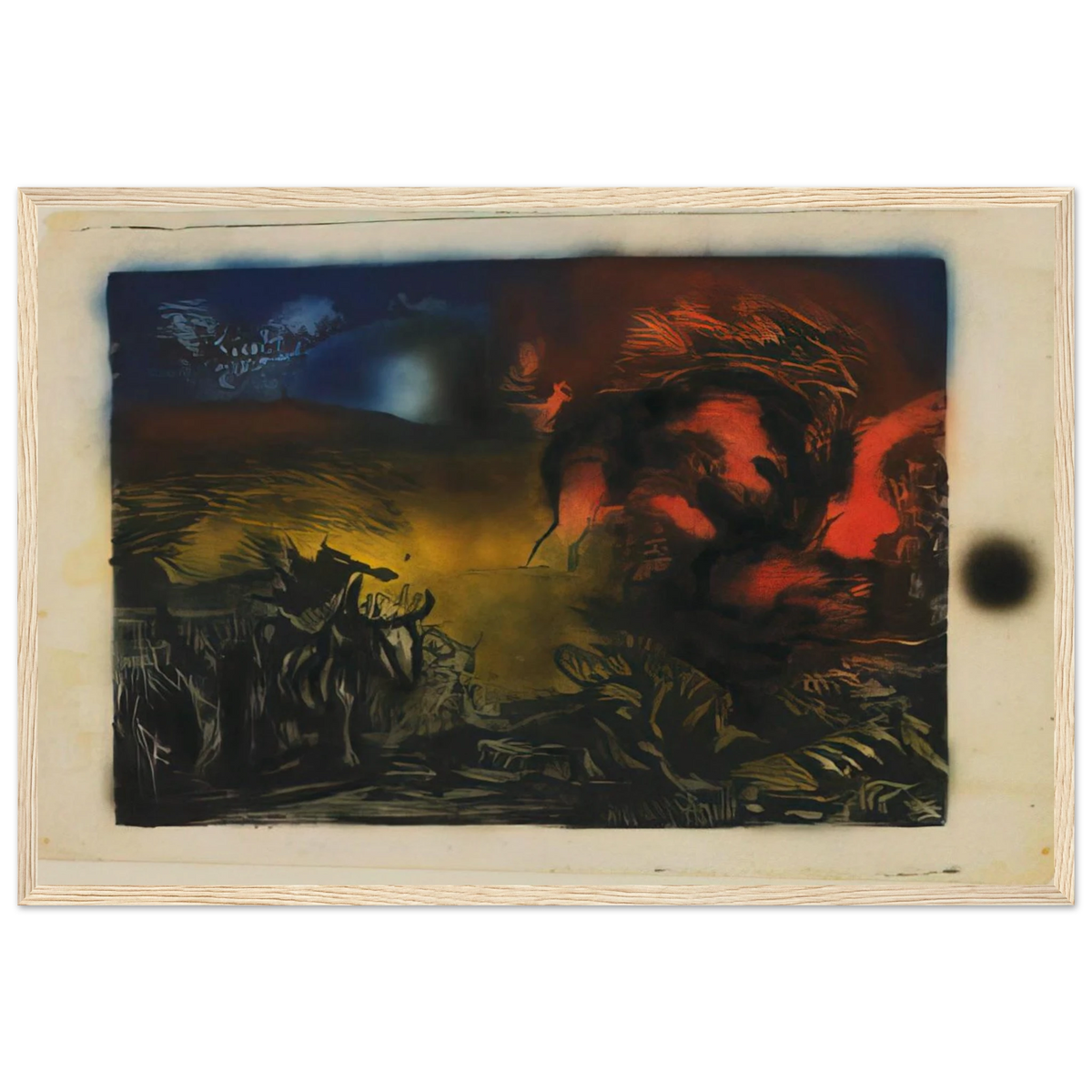 LANDSCAPE WITH STEER 1937 Framed Poster | Jackson Pollock Framed Prints Wall Art | Jackson Pollock Store