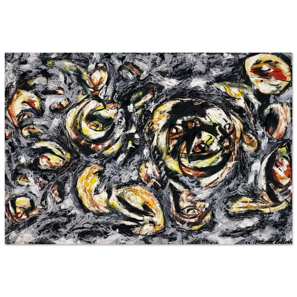 OCEAN GREYNESS 1953 Poster | Jackson Pollock Poster | Jackson Pollock Store