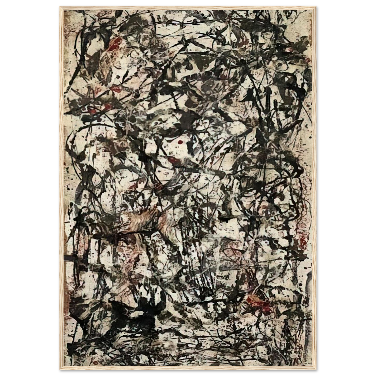 ENCHANTED FOREST 1947 Framed Poster | Jackson Pollock Framed Prints Wall Art | Jackson Pollock Store