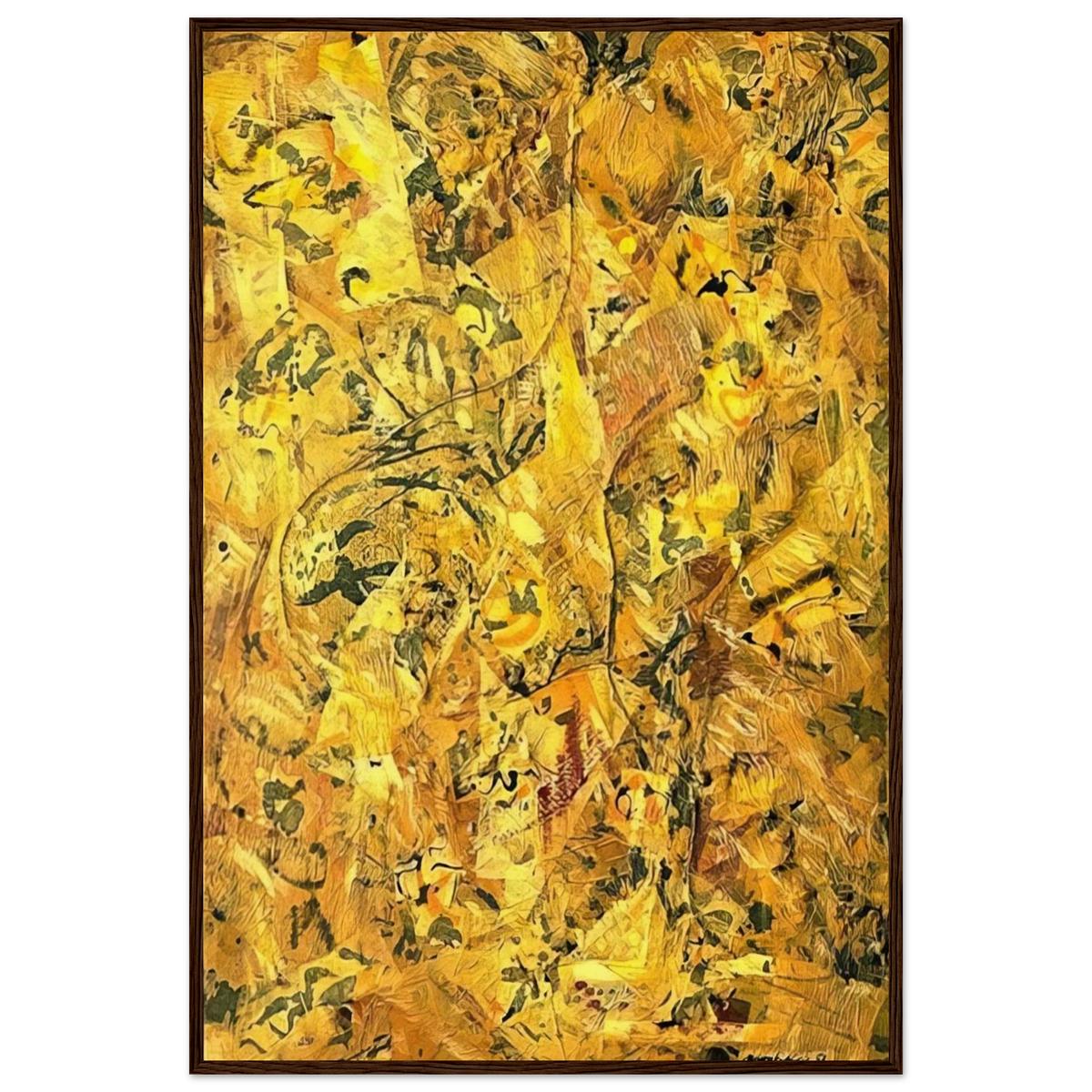 NUMBER 2 Framed Poster | Jackson Pollock Framed Prints Wall Art | Jackson Pollock Store