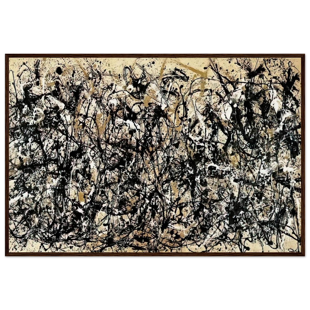NOT_DETECTED_185311 Framed Poster | Jackson Pollock Framed Prints Wall Art | Jackson Pollock Store