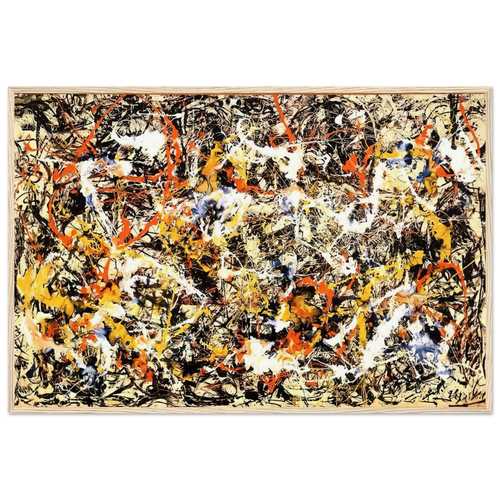 CONVERGENCE 1952 Framed Poster | Jackson Pollock Framed Prints Wall Art | Jackson Pollock Store