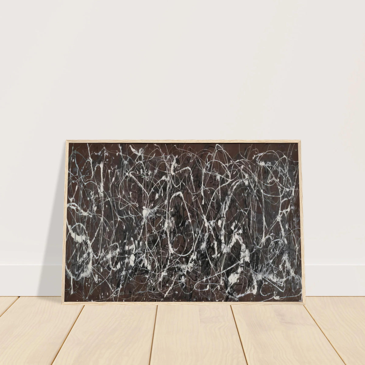 NUMBER 13A ARABESQUE 1948 Framed Poster | Jackson Pollock Framed Prints Wall Art | Jackson Pollock Store
