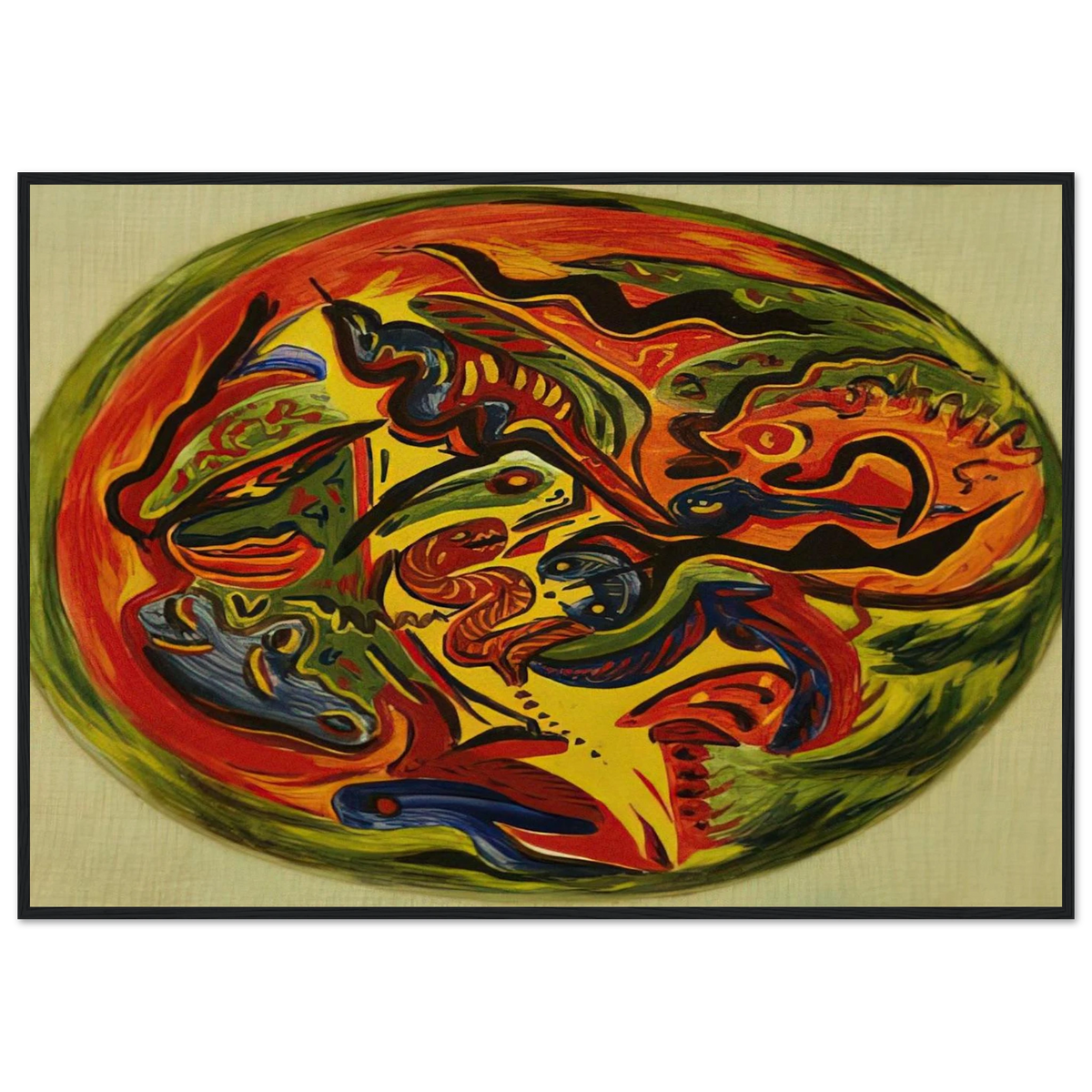 CIRCLE 1941 Framed Poster | Jackson Pollock Framed Prints Wall Art | Jackson Pollock Store