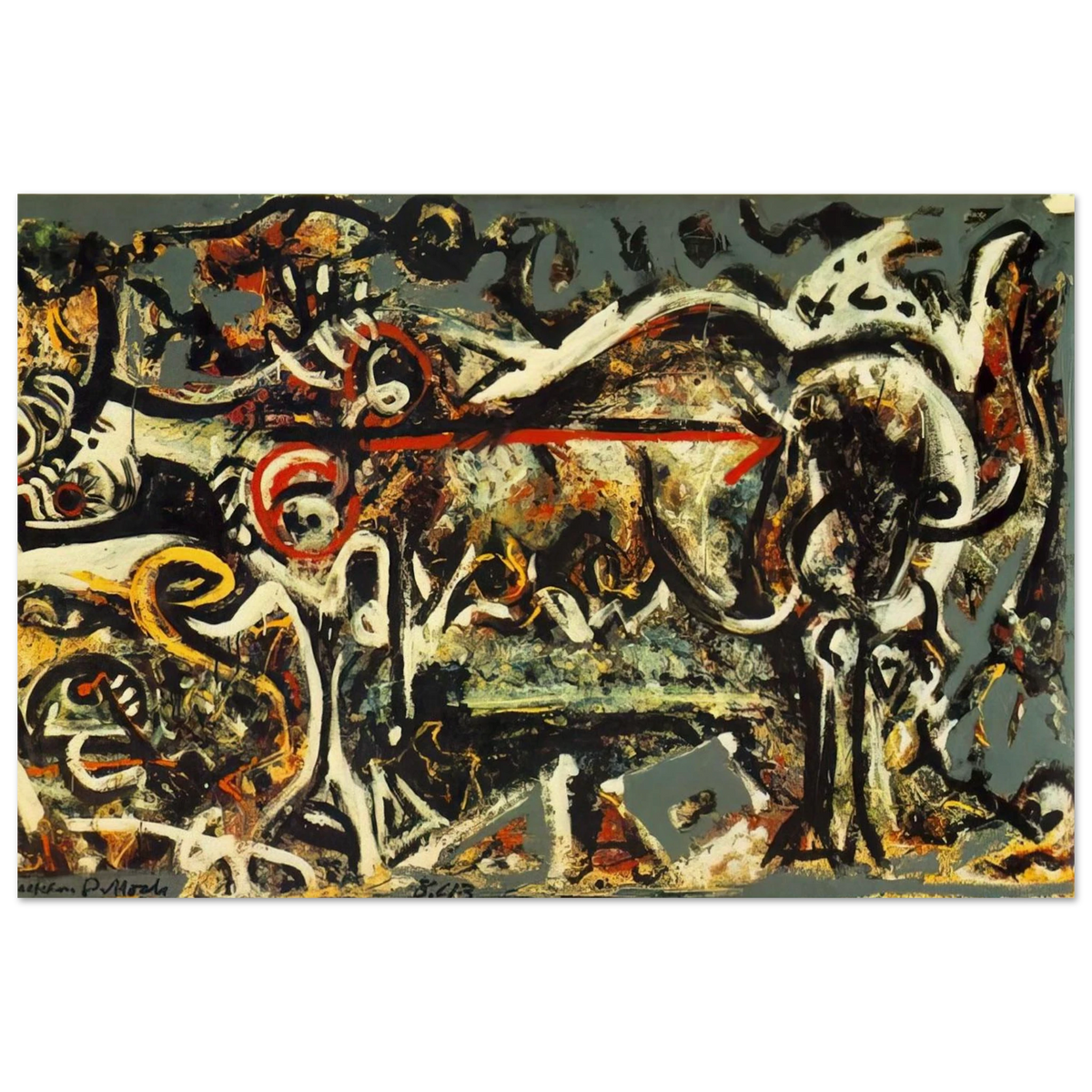 THE SHE WOLF Poster | Jackson Pollock Poster | Jackson Pollock Store