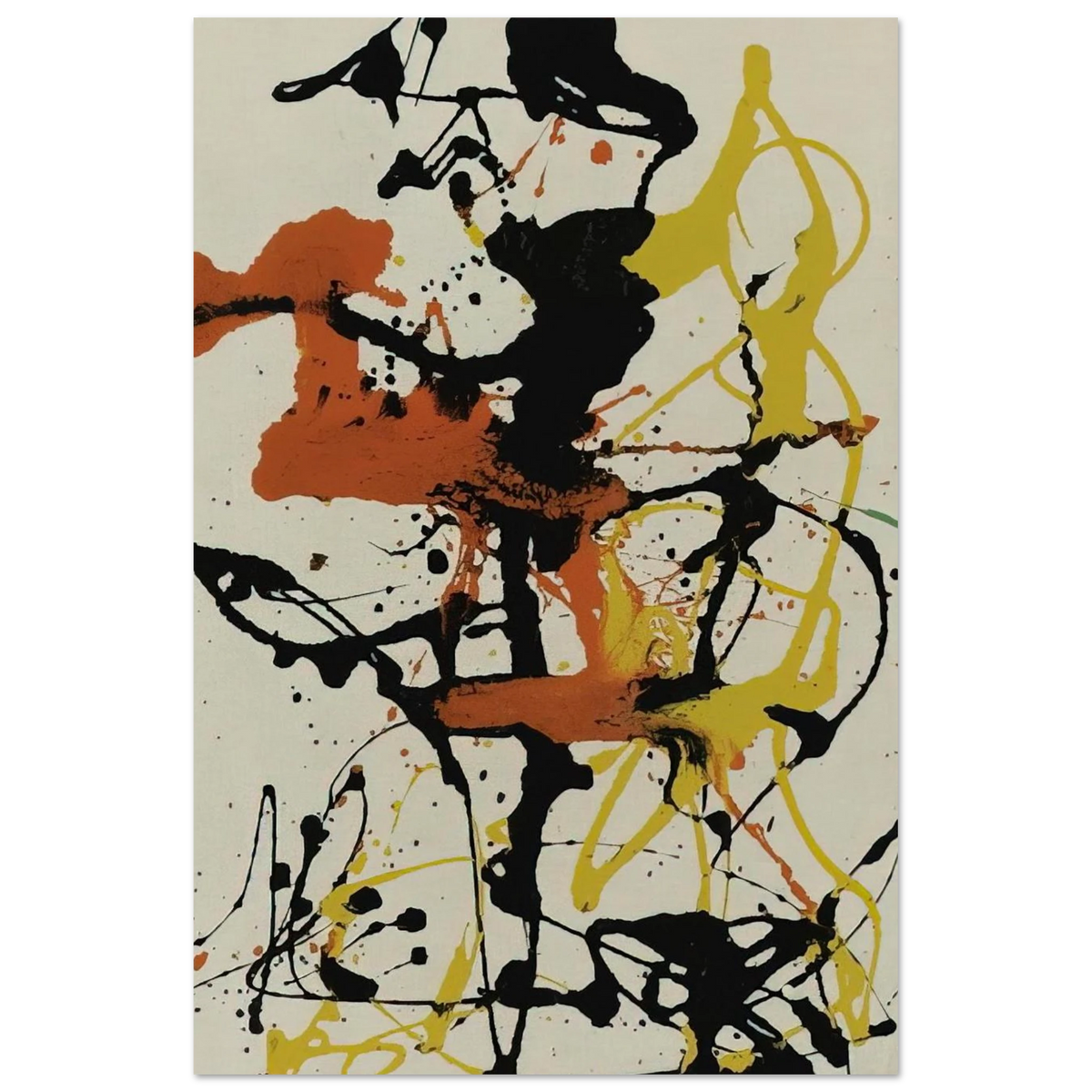NUMBER 26 1949 Poster | Jackson Pollock Poster | Jackson Pollock Store