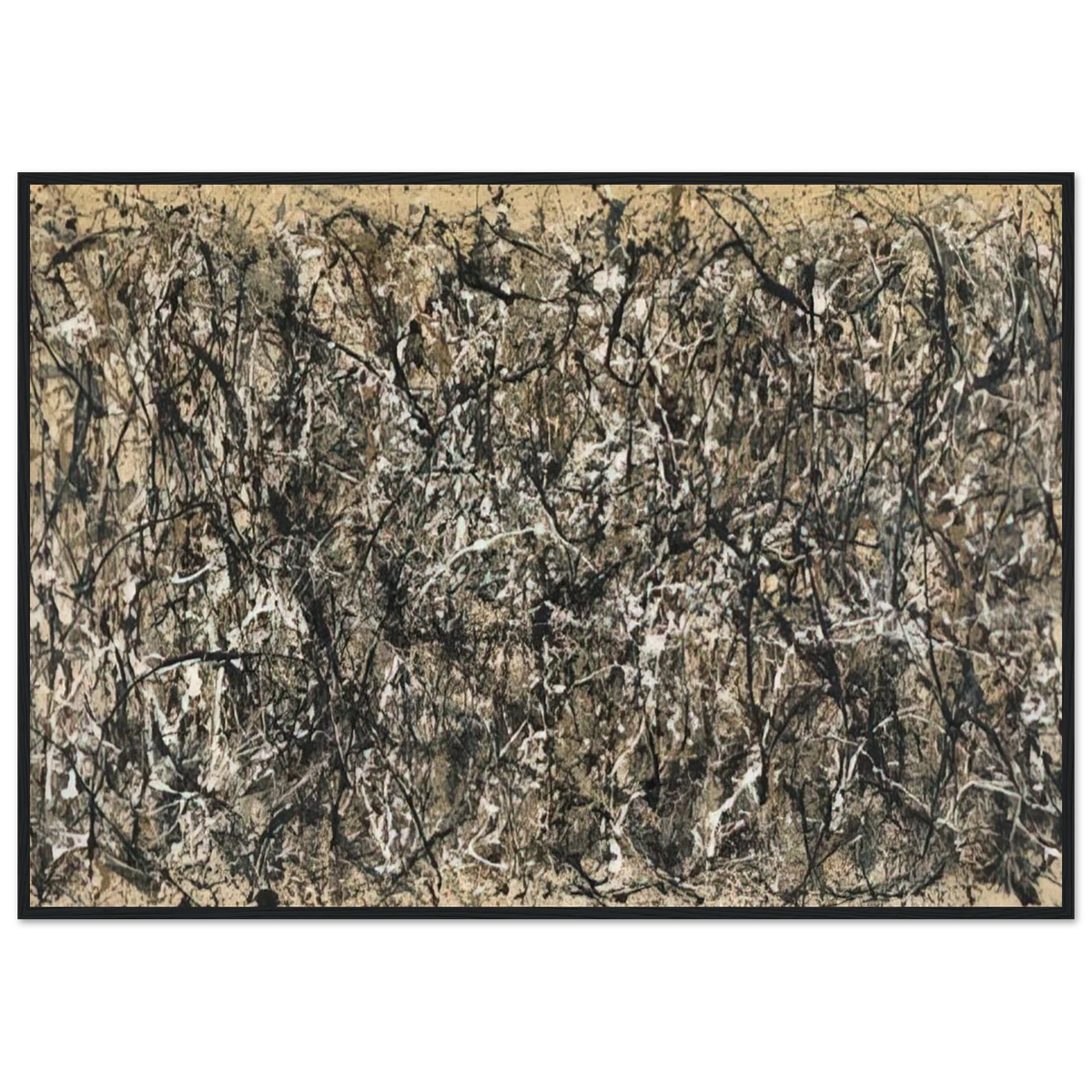ONE NUMBER 31 1950 Framed Poster | Jackson Pollock Framed Prints Wall Art | Jackson Pollock Store