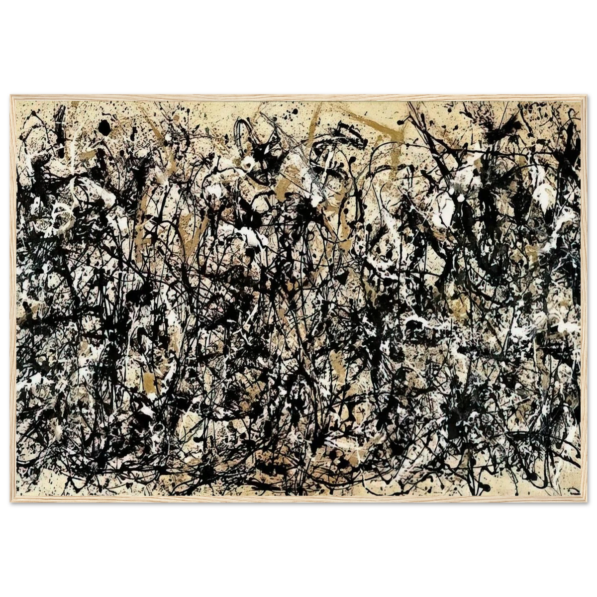 NOT_DETECTED_185311 Framed Poster | Jackson Pollock Framed Prints Wall Art | Jackson Pollock Store