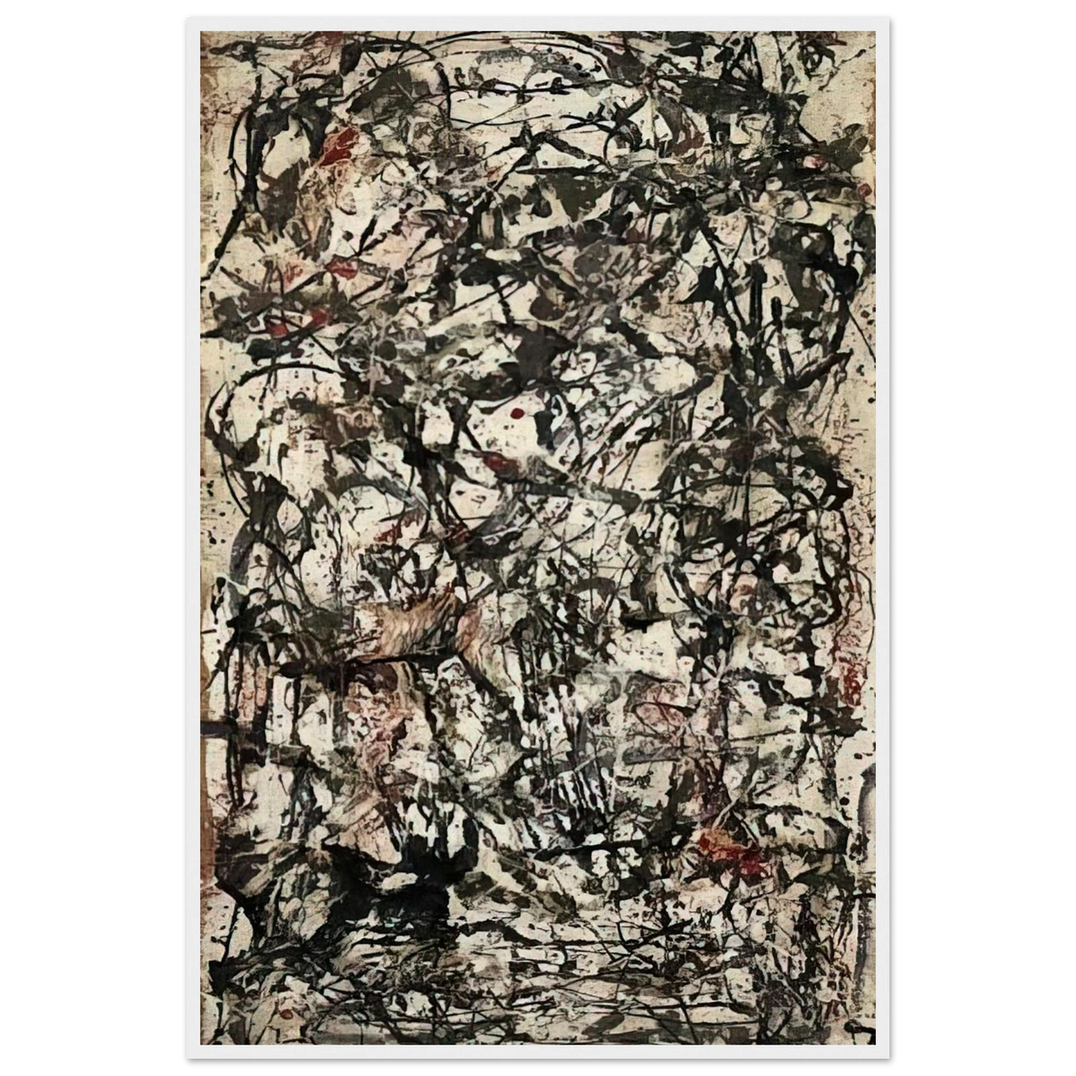 ENCHANTED FOREST 1947 Framed Poster | Jackson Pollock Framed Prints Wall Art | Jackson Pollock Store