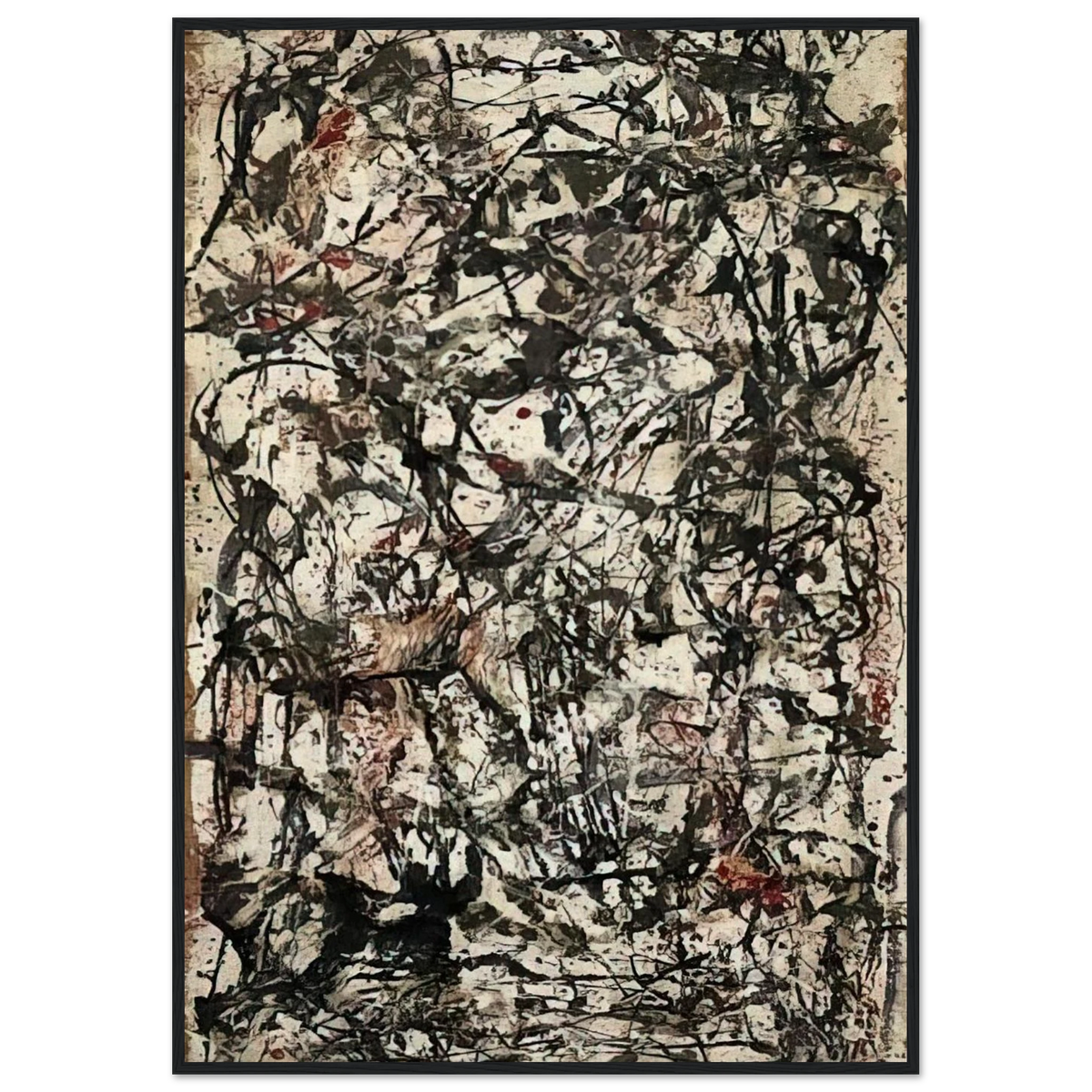 ENCHANTED FOREST 1947 Framed Poster | Jackson Pollock Framed Prints Wall Art | Jackson Pollock Store