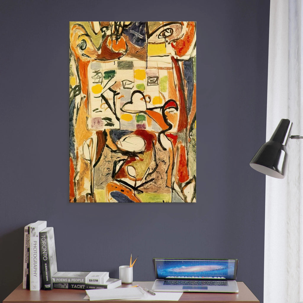 THE TEA CUP Canvas | Jackson Pollock Canvas | Jackson Pollock Store