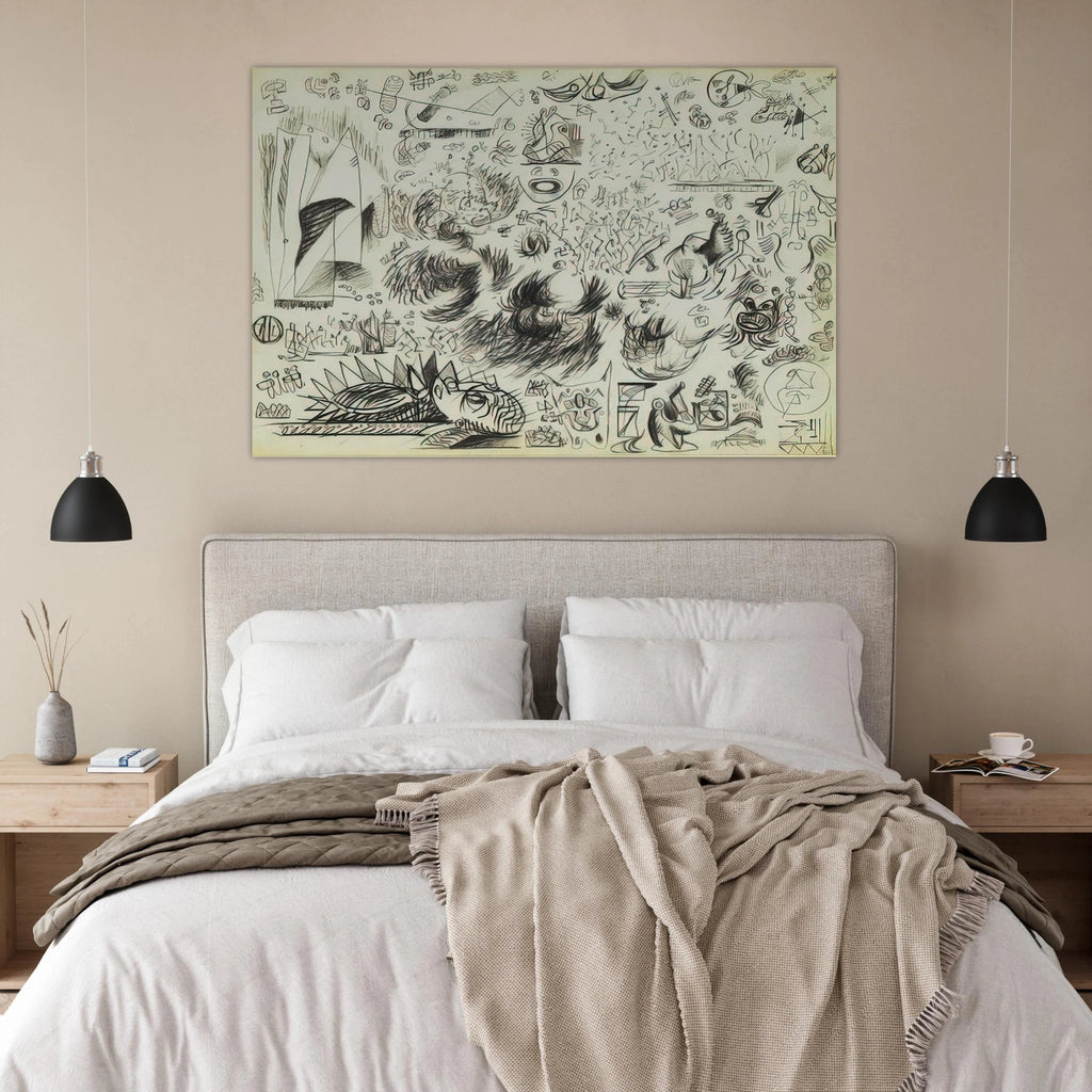 SHEET OF STUDIES 1941 Poster | Jackson Pollock Poster | Jackson Pollock Store