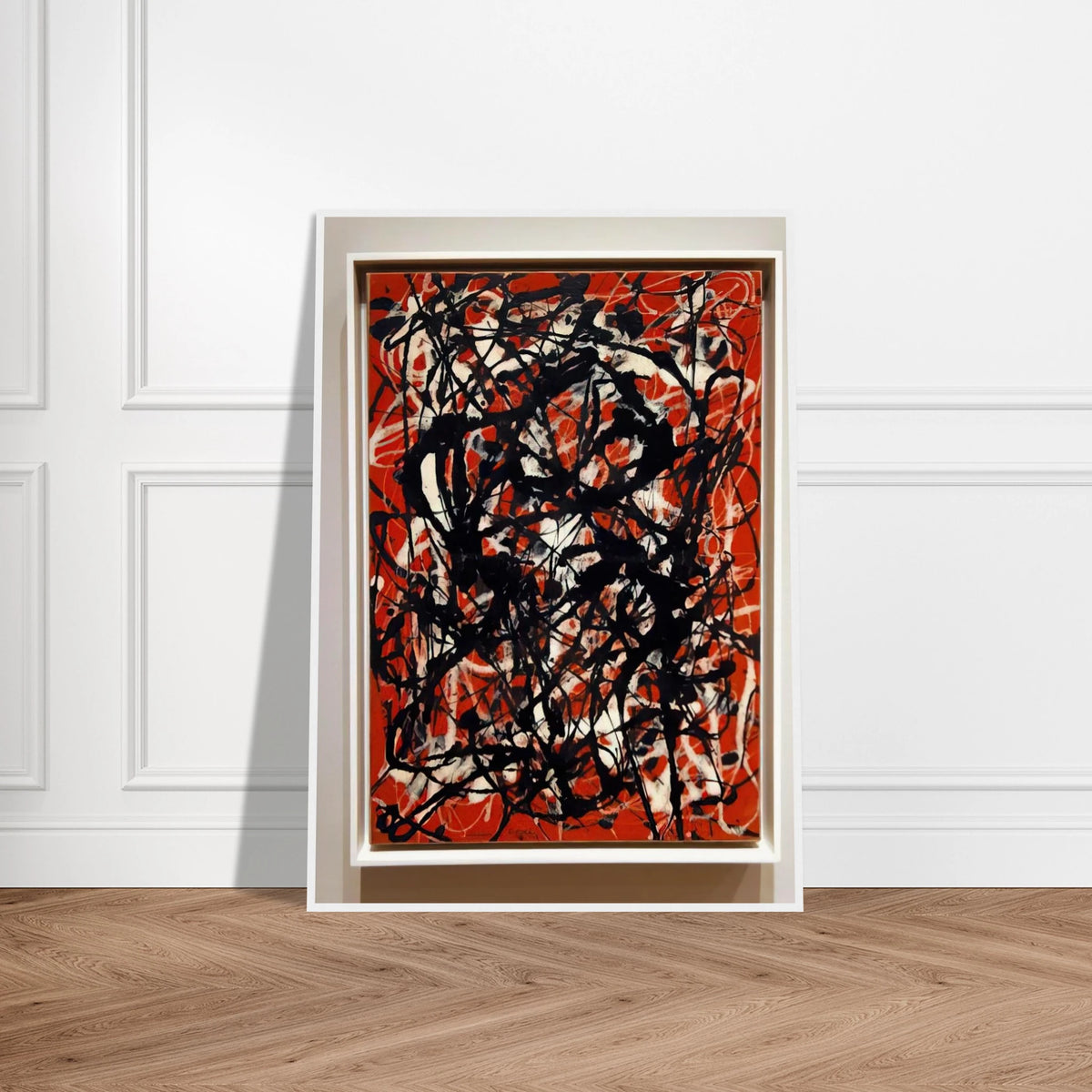 FREE FORM 1946 Framed Poster | Jackson Pollock Framed Prints Wall Art | Jackson Pollock Store