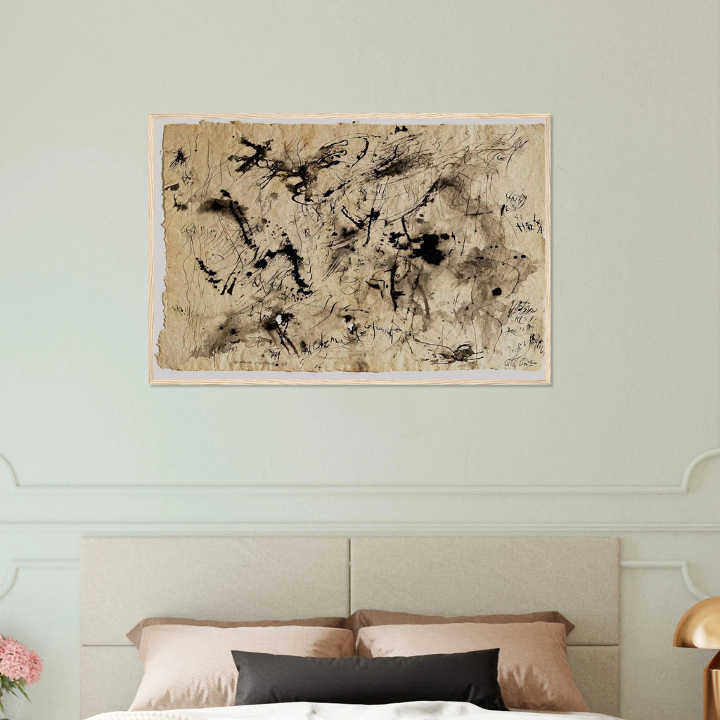 UNTITLED 1951 1 Framed Poster | Jackson Pollock Framed Prints Wall Art | Jackson Pollock Store