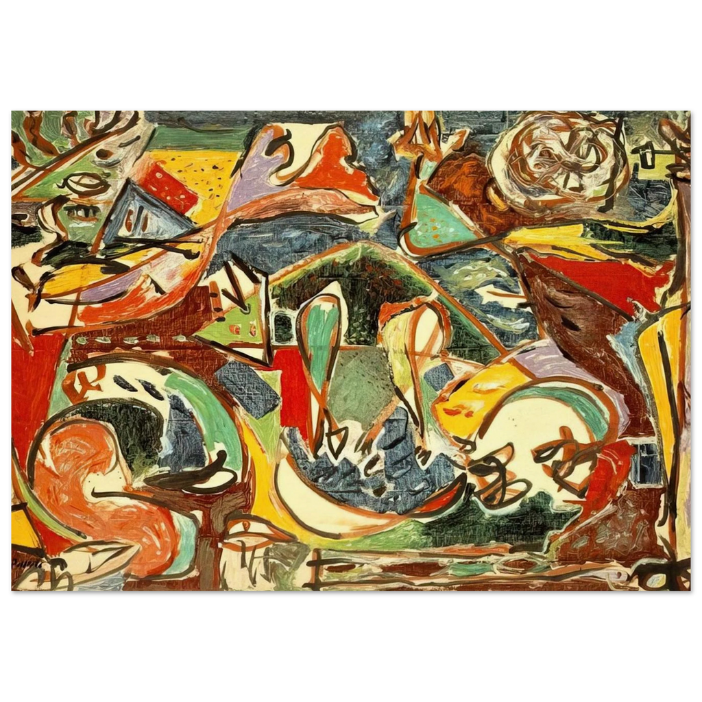 THE KEY Poster | Jackson Pollock Poster | Jackson Pollock Store