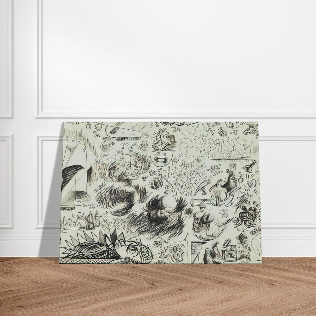 SHEET OF STUDIES 1941 Canvas | Jackson Pollock Canvas | Jackson Pollock Store