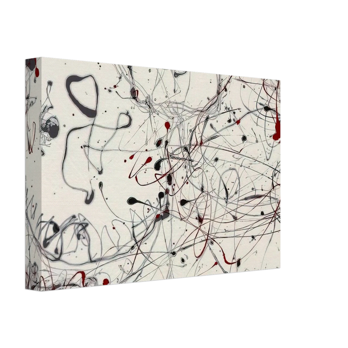 NUMBER 4 GRAY AND RED 1948 Canvas | Jackson Pollock Canvas | Jackson Pollock Store