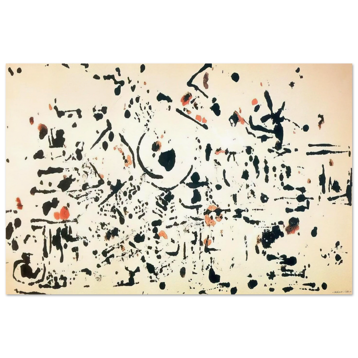 UNTITLED 1951 Poster | Jackson Pollock Poster | Jackson Pollock Store
