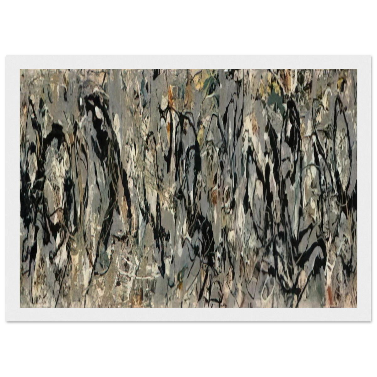NUMBER 10 1949 Framed Poster | Jackson Pollock Framed Prints Wall Art | Jackson Pollock Store