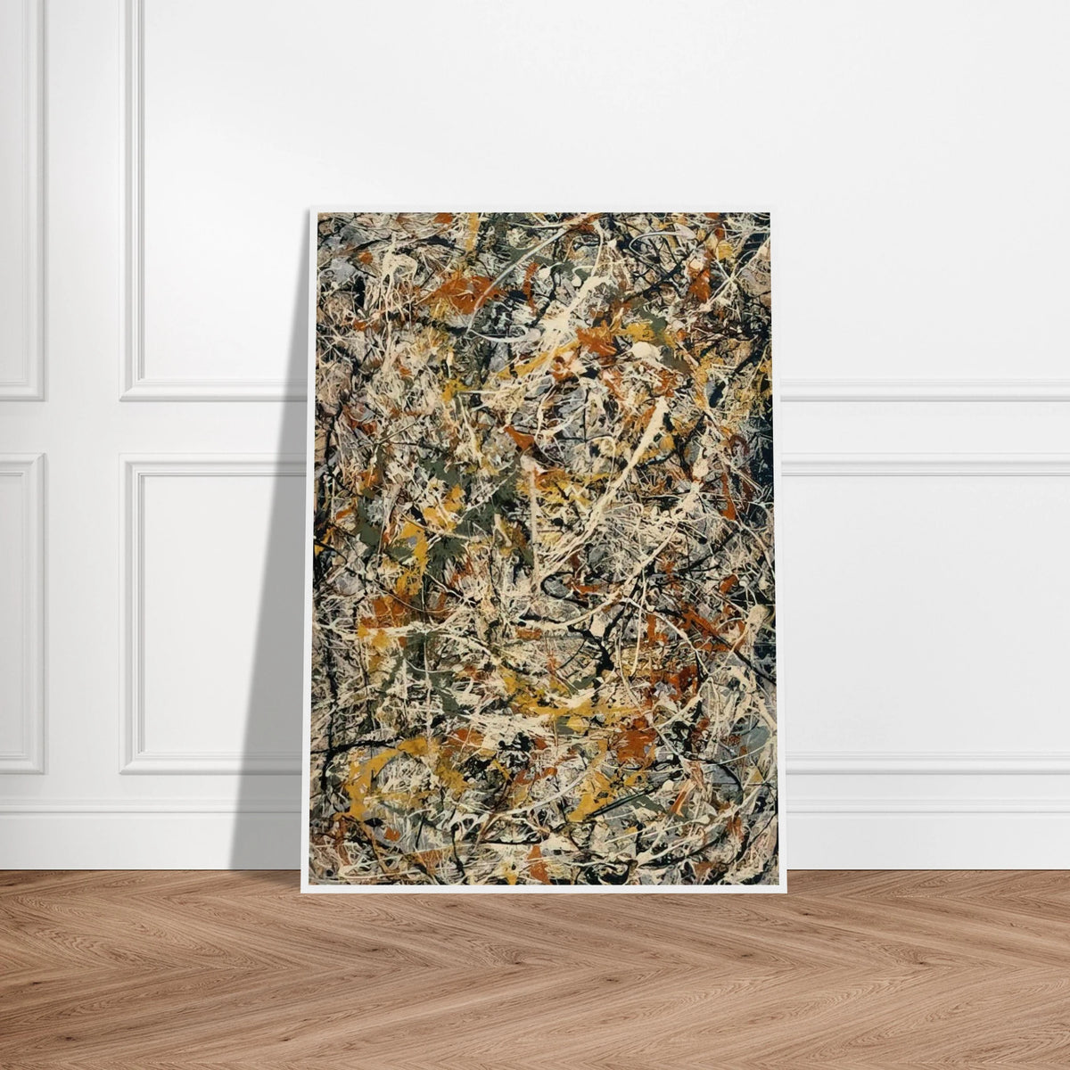 NUMBER 3 1 Framed Poster | Jackson Pollock Framed Prints Wall Art | Jackson Pollock Store