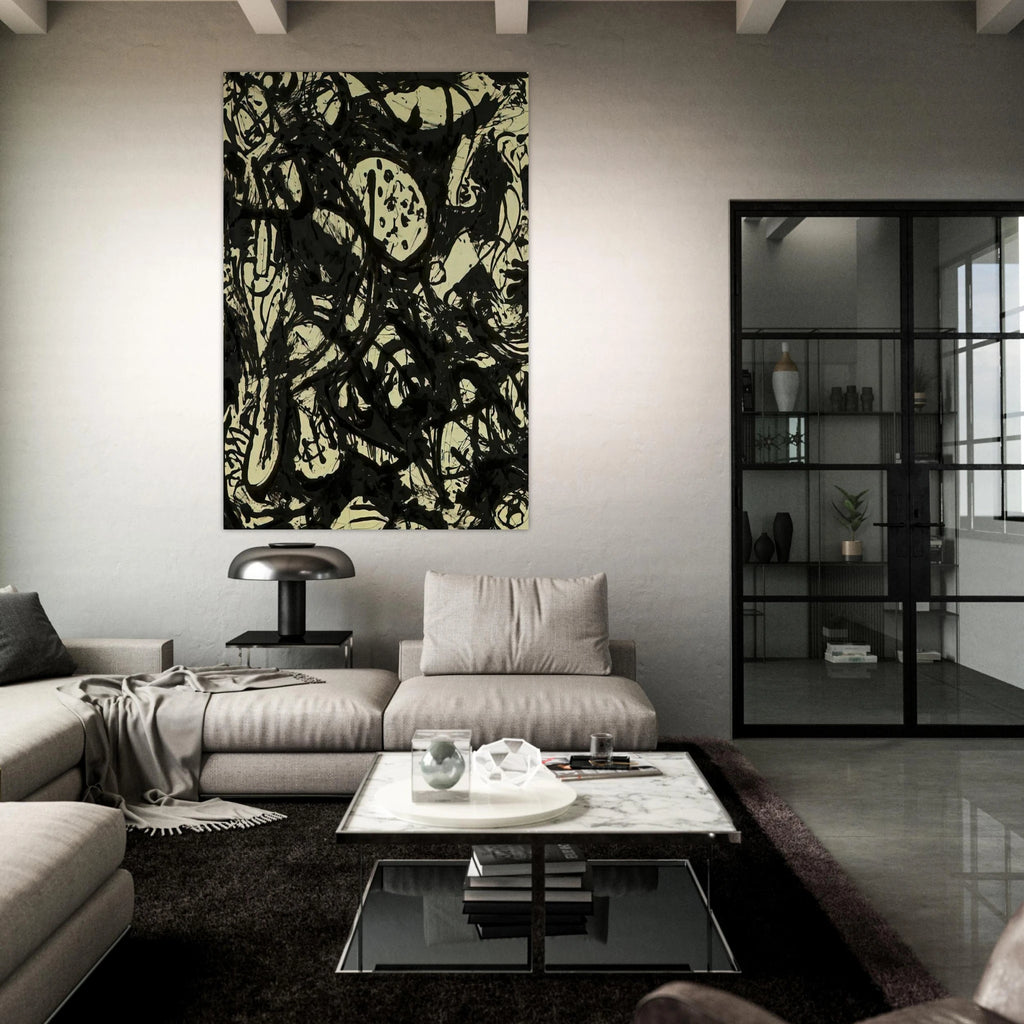 BLACK WHITE NUMBER 20 1951 Poster | Jackson Pollock Poster | Jackson Pollock Store