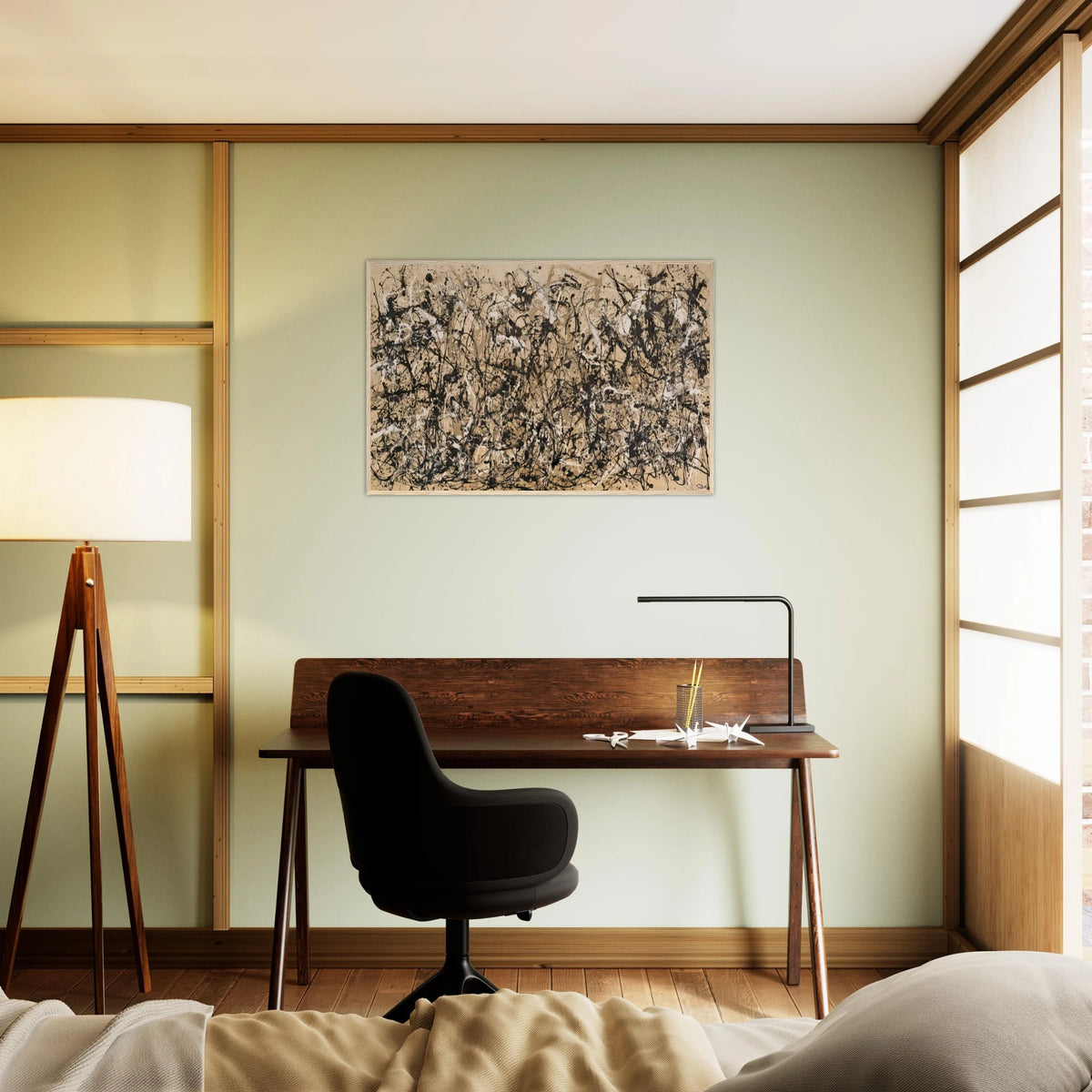 AUTUMN RHYTHM NUMBER 30 1950 Framed Poster | Jackson Pollock Framed Prints Wall Art | Jackson Pollock Store