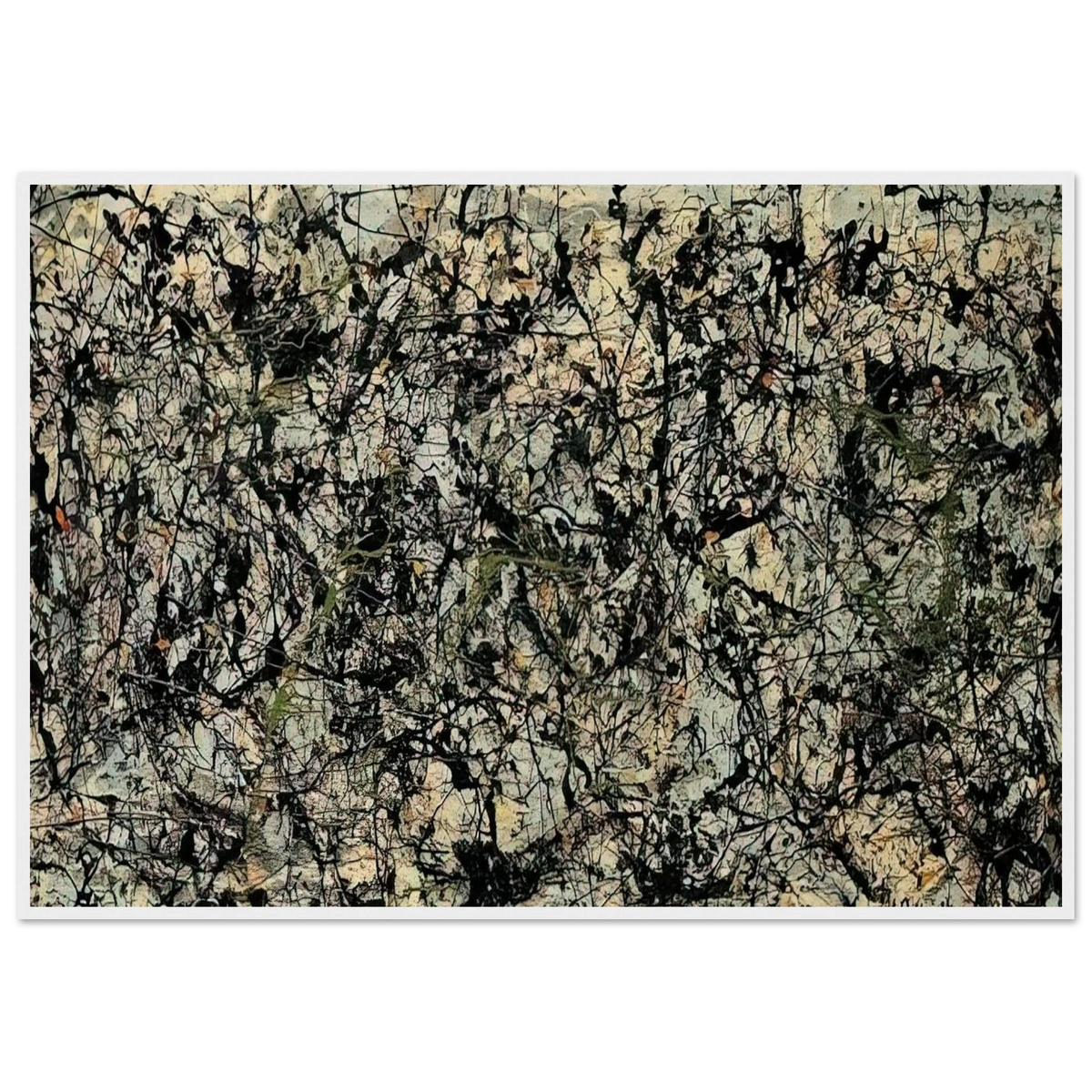 LUCIFER 1947 Framed Poster | Jackson Pollock Framed Prints Wall Art | Jackson Pollock Store