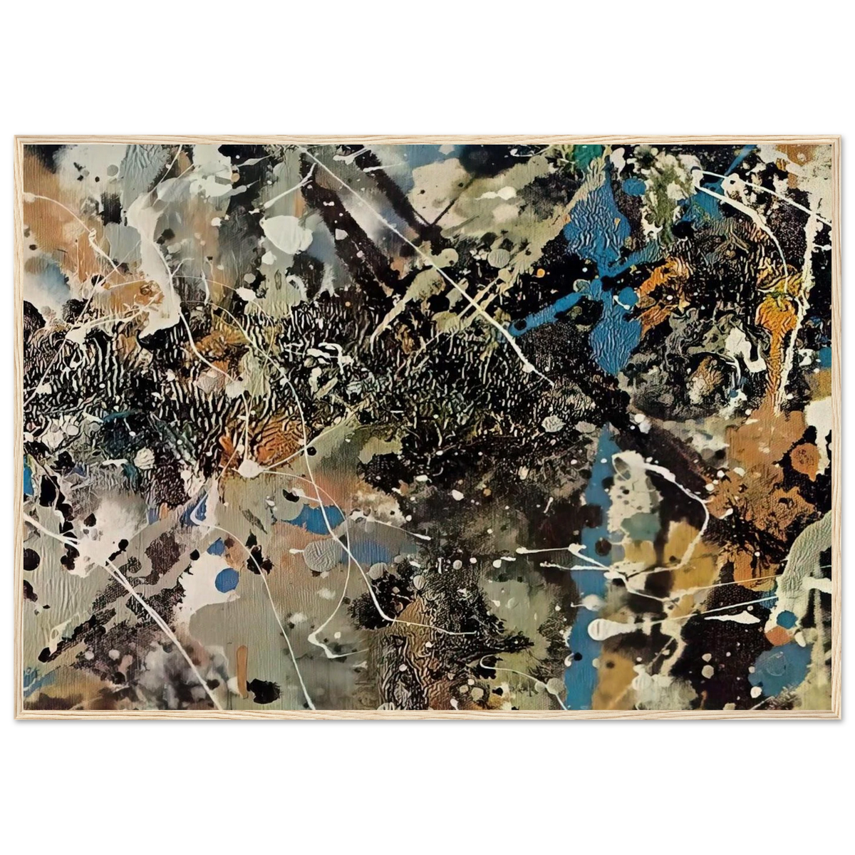 NOT_DETECTED_185248 Framed Poster | Jackson Pollock Framed Prints Wall Art | Jackson Pollock Store