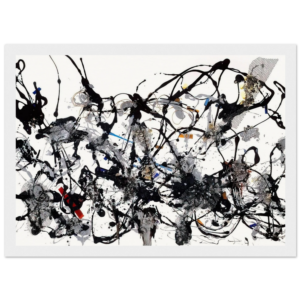 NUMBER 29 1950 Framed Poster | Jackson Pollock Framed Prints Wall Art | Jackson Pollock Store
