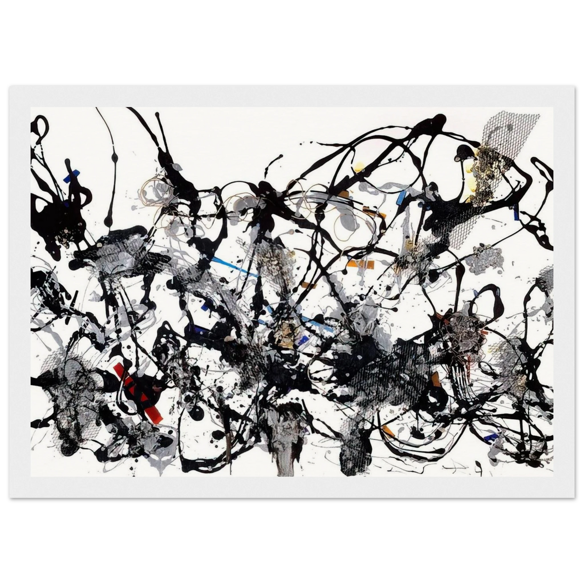 NUMBER 29 1950 Framed Poster | Jackson Pollock Framed Prints Wall Art | Jackson Pollock Store