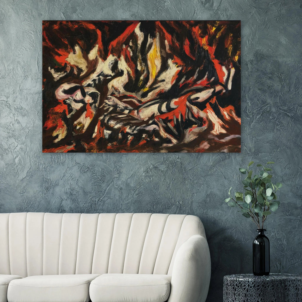THE FLAME 1938 Poster | Jackson Pollock Poster | Jackson Pollock Store