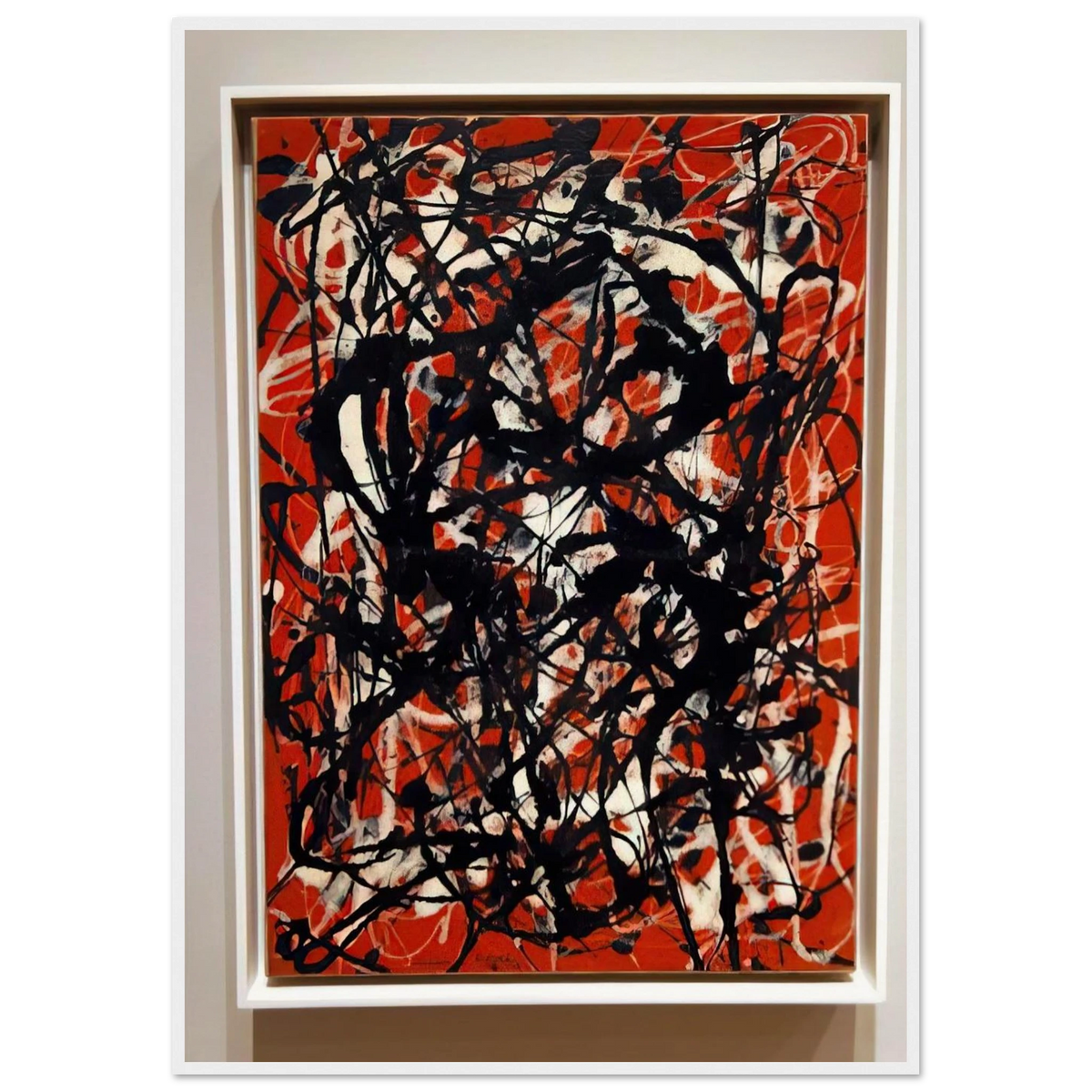 FREE FORM 1946 Framed Poster | Jackson Pollock Framed Prints Wall Art | Jackson Pollock Store