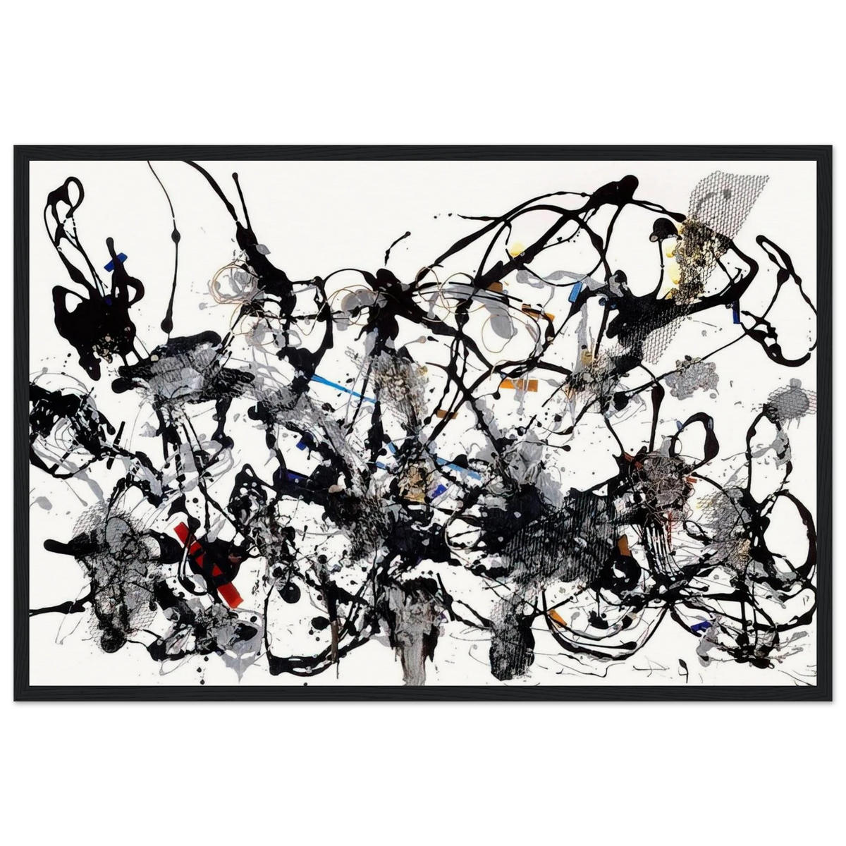 NUMBER 29 1950 Framed Poster | Jackson Pollock Framed Prints Wall Art | Jackson Pollock Store