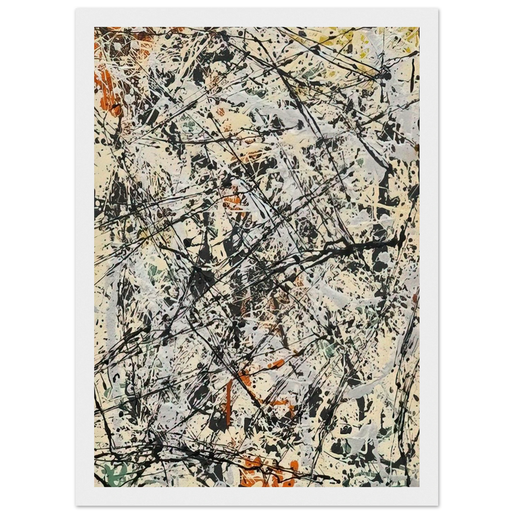 NUMBER 32 1947 Framed Poster | Jackson Pollock Framed Prints Wall Art | Jackson Pollock Store