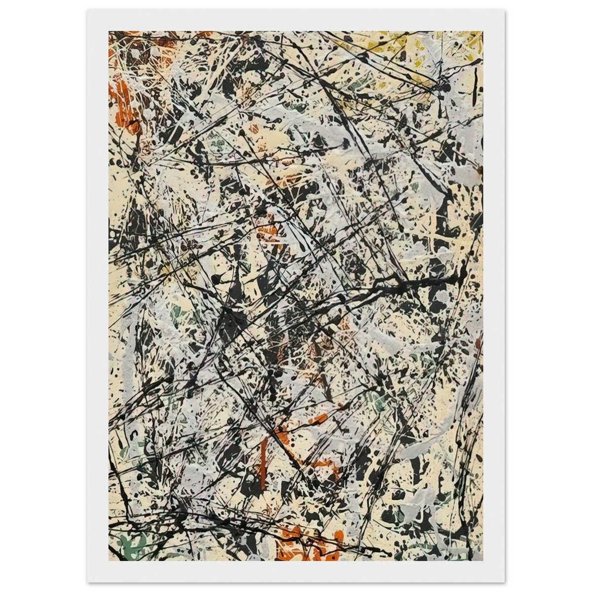 NUMBER 32 1947 Framed Poster | Jackson Pollock Framed Prints Wall Art | Jackson Pollock Store