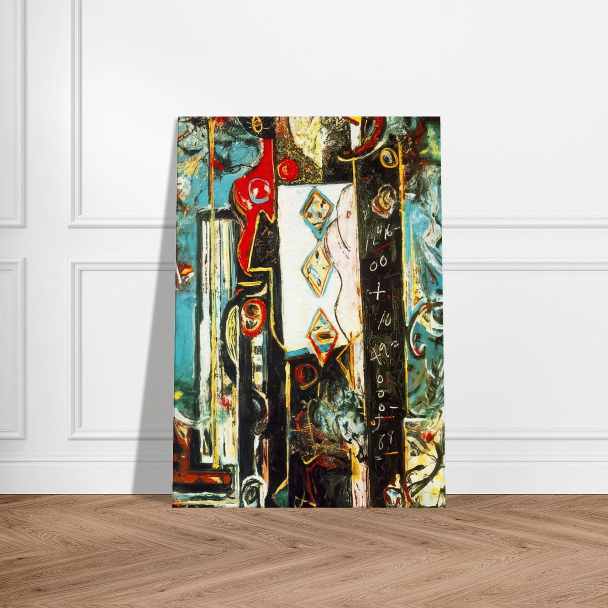 MALE AND FEMALE Canvas | Jackson Pollock Canvas | Jackson Pollock Store