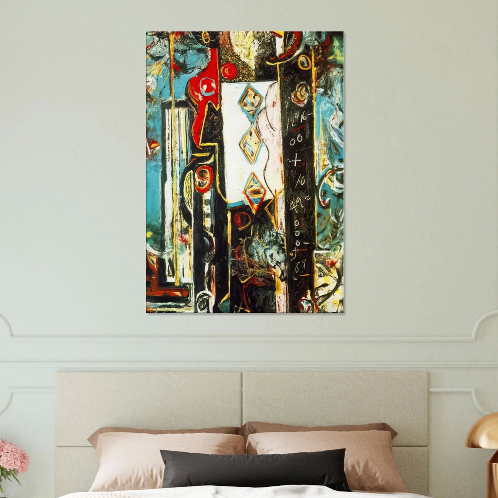 MALE AND FEMALE Canvas | Jackson Pollock Canvas | Jackson Pollock Store