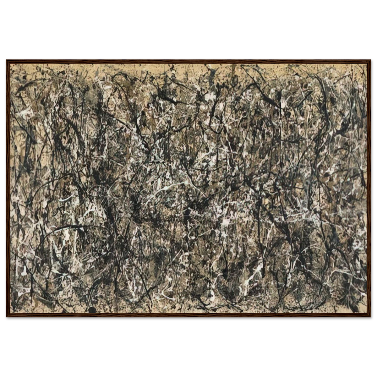 ONE NUMBER 31 1950 Framed Poster | Jackson Pollock Framed Prints Wall Art | Jackson Pollock Store