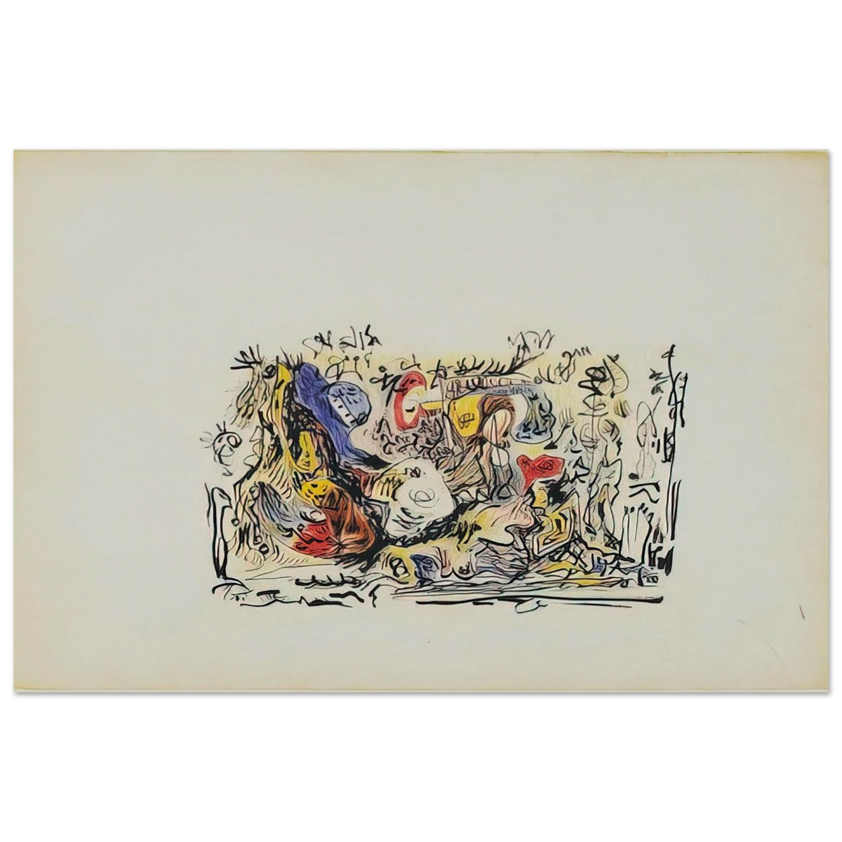 UNTITLED Poster | Jackson Pollock Poster | Jackson Pollock Store