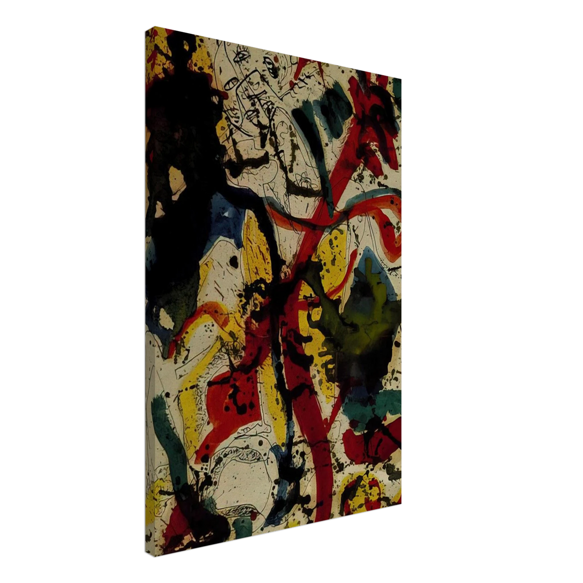 UNTITLED 1944 Canvas | Jackson Pollock Canvas | Jackson Pollock Store